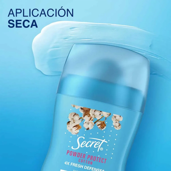 Desodorante Antitranspirante en Barra Secret Powder Protect Cotton 45 gr