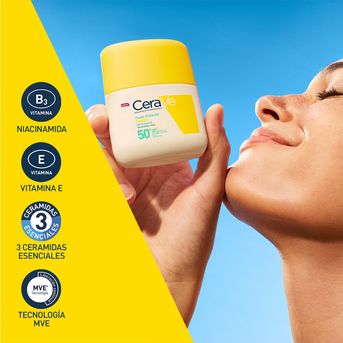 Protector Solar Facial  Cerave Fluido Invisible Oil Control Fps50 50 ml