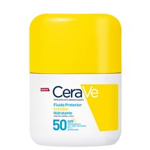  Protector Solar Facial Cerave Fluido Invisible Hidratante Fps50 50 ml