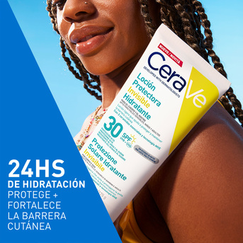 Protector Solar Facial Y Corporal Cerave Loción Invisible Hidratante Fps30 177 ml