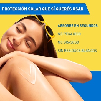 Protector Solar Facial Y Corporal  Cerave Loción Invisible Hidratante Fps50 177ml