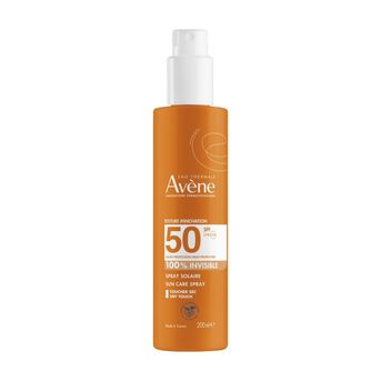 Protector Solar  Facial y Corporal Avene Spf50+ Spray Invisible 200 ml
