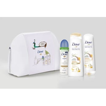 Pack Gifting Dove Shampoo y Acondicionador + Necessaire de Regalo