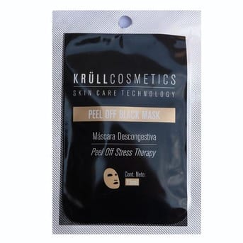 Máscara Krull Cosmetics Descongestiva Peel Off Black 15ml