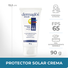 Protector Solar Dermaglós FPS65 Crema x 90g