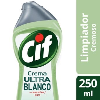Limpiador Cremoso Cif Ultra Blanco 250ml