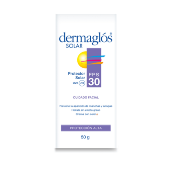 Protector Solar Dermaglos Fps 30 Facial Matificante 50g