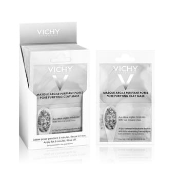 Máscara Mineral Arcilla Purificante Vichy Masque Argile Purifiant Pores Sachet 12ml